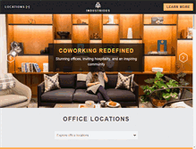 Tablet Screenshot of industriousoffice.com